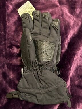 NWT Head Black Men's Insulated Winter Gloves medium, 6 - 10